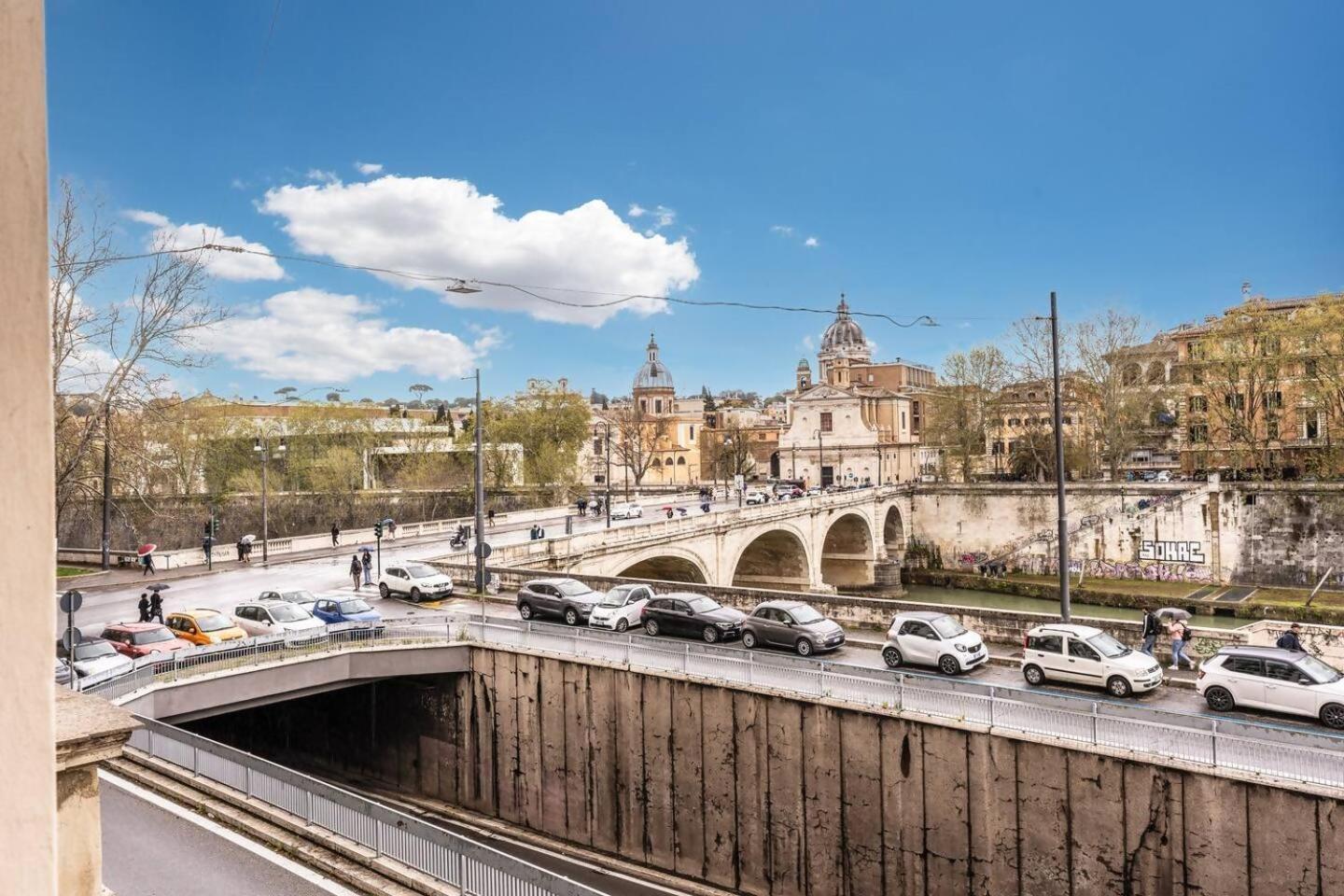 Splendid Flat On The Tiber River Rome Buitenkant foto